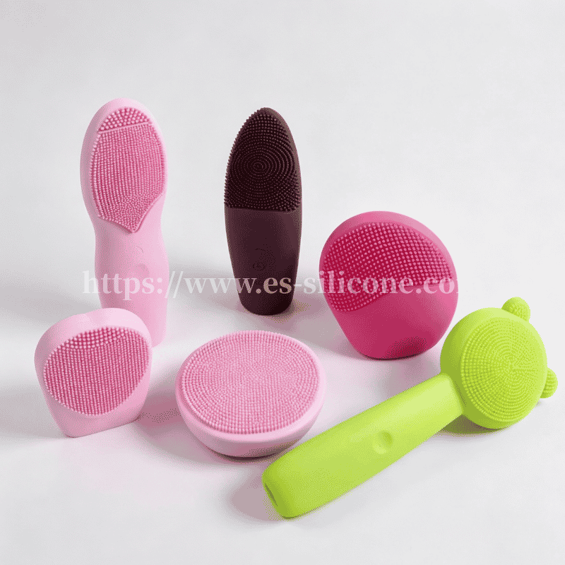 Lengan silikon pembersih muka